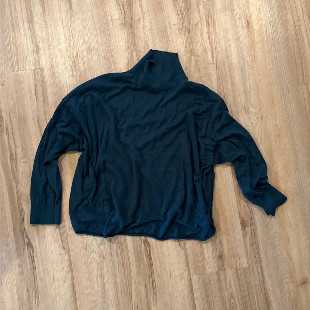Lou & Grey Teal Turtleneck